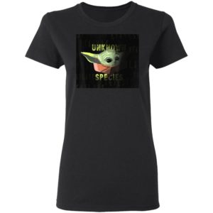Baby Yoda Shirt Star Wars The Mandalorian The Child Unknown Species