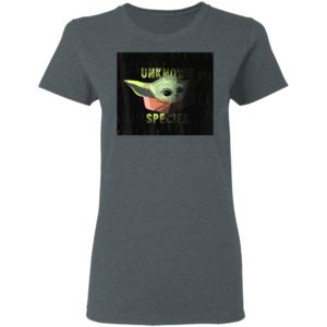 Baby Yoda Shirt Star Wars The Mandalorian The Child Unknown Species