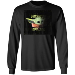 Baby Yoda Shirt Star Wars The Mandalorian The Child Unknown Species