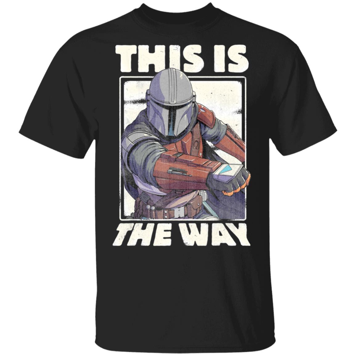 Star Wars The Mandalorian This Is The Way Shirt Hoodie LS Star Wars The Mandalorian This Is The Way Shirt Hoodie LS