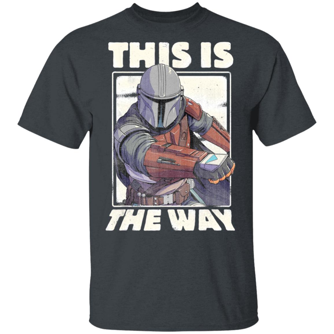 Star Wars The Mandalorian This Is The Way Shirt Hoodie LS Star Wars The Mandalorian This Is The Way Shirt Hoodie LS