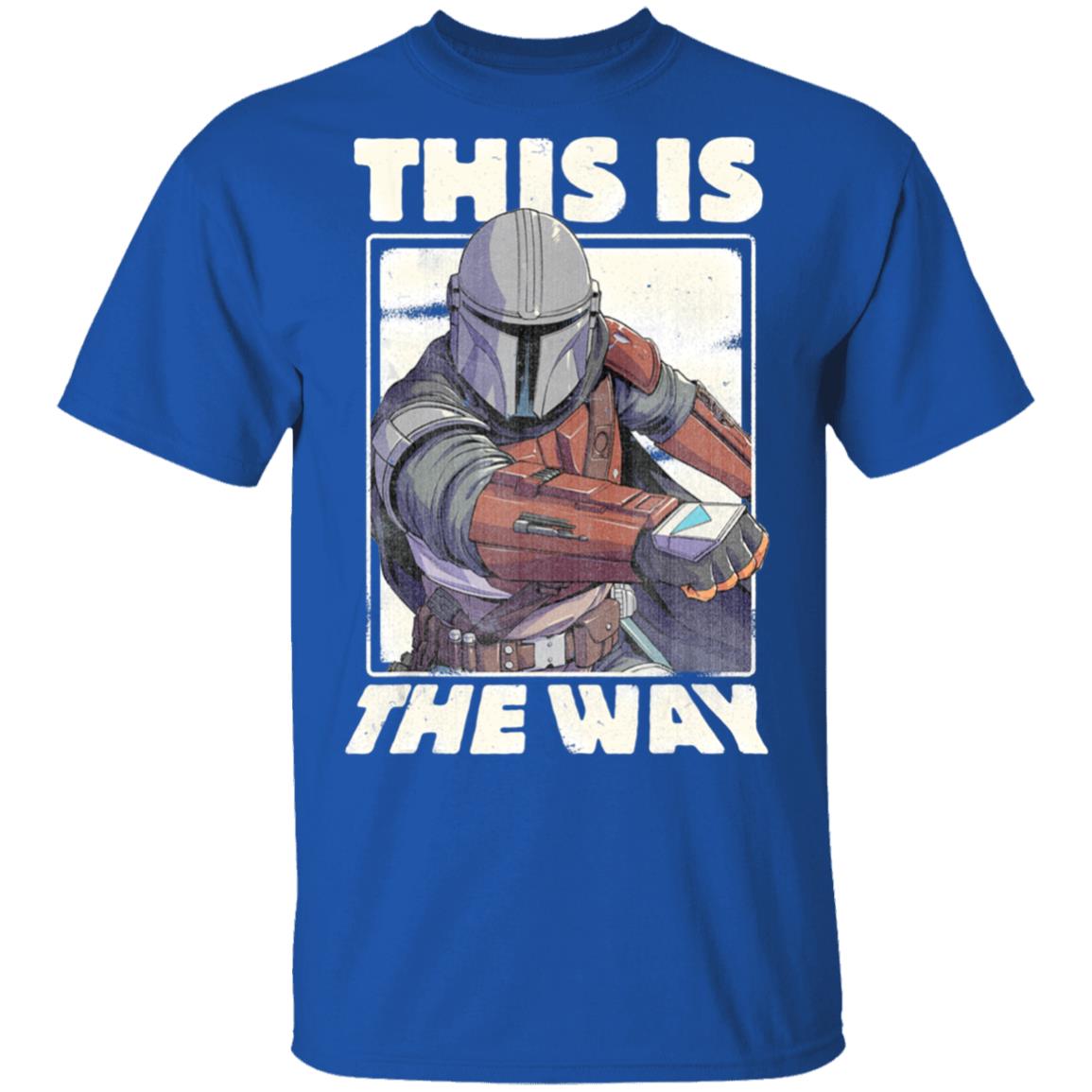 Star Wars The Mandalorian This Is The Way Shirt Hoodie LS Star Wars The Mandalorian This Is The Way Shirt Hoodie LS