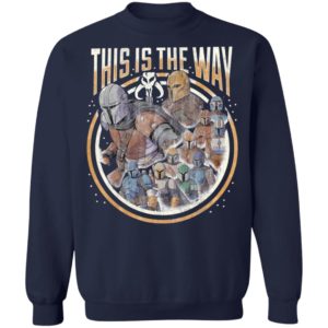 Star Wars Shirt The Mandalorian Group Shot This Is The Way Long Sleeve