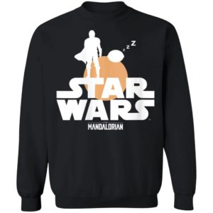Star Wars The Mandalorian The Child Sunset Baby Yoda Shirt Hoodie