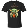 Baby Yoda Hug Green Bay Packer Shirt Hoodie