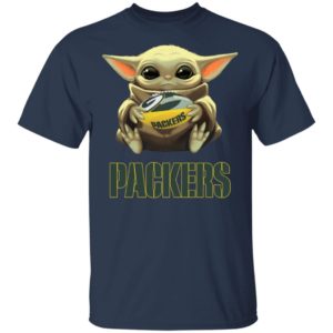 Baby Yoda Hug Green Bay Packer Shirt Hoodie