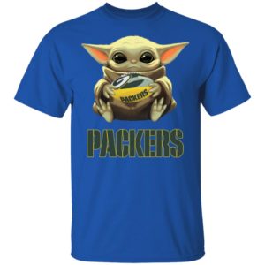 Baby Yoda Hug Green Bay Packer Shirt Hoodie