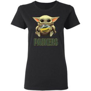 Baby Yoda Hug Green Bay Packer Shirt Hoodie