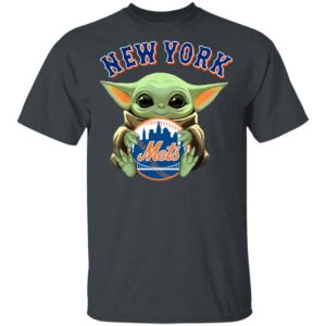 Baby Yoda Hug New York Mets Star Wars Shirt Hoodie LS