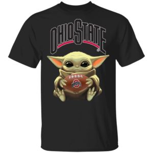 Baby Yoda Hug Ohio State Buckeyes Star Wars Shirt