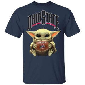 Baby Yoda Hug Ohio State Buckeyes Star Wars Shirt
