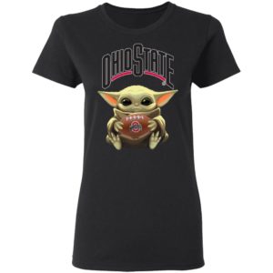 Baby Yoda Hug Ohio State Buckeyes Star Wars Shirt