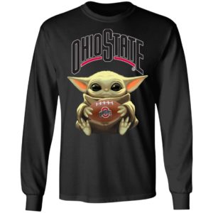 Baby Yoda Hug Ohio State Buckeyes Star Wars Shirt