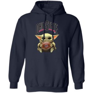 Baby Yoda Hug Ohio State Buckeyes Star Wars Shirt