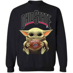 Baby Yoda Hug Ohio State Buckeyes Star Wars Shirt
