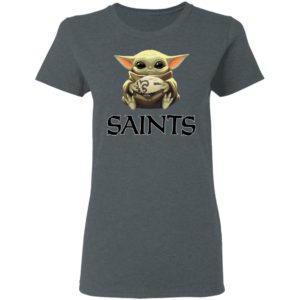 Baby Yoda Hug New Orleans Saints Star War Shirt