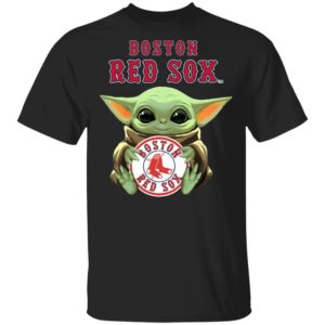 Baby Yoda Hug Boston Red Sox Star War Shirt Hoodie