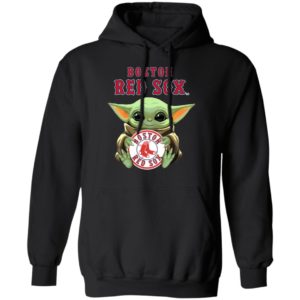 Baby Yoda Hug Boston Red Sox Star War Shirt Hoodie