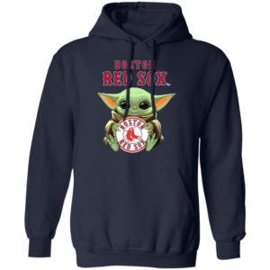 Baby Yoda Hug Boston Red Sox Star War Shirt Hoodie