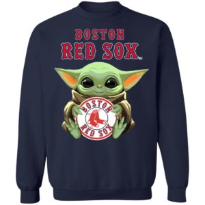 Baby Yoda Hug Boston Red Sox Star War Shirt Hoodie