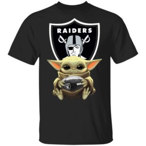 Baby Yoda Hug Oakland Raiders Star Wars Shirt Hoodie