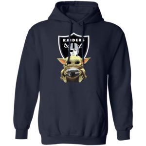 Baby Yoda Hug Oakland Raiders Star Wars Shirt Hoodie