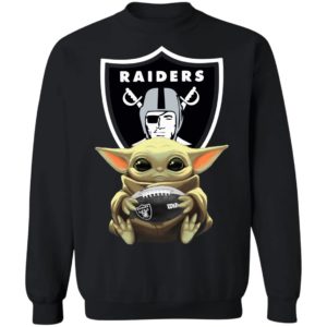 Baby Yoda Hug Oakland Raiders Star Wars Shirt Hoodie