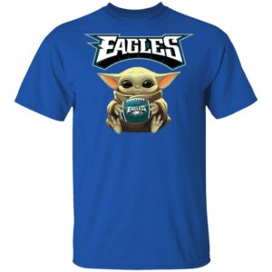 Baby Yoda hug Philadelphia Eagles Star Wars Shirt Hoodie