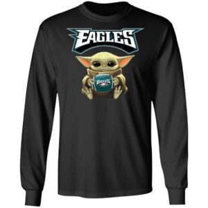 Baby Yoda hug Philadelphia Eagles Star Wars Shirt Hoodie