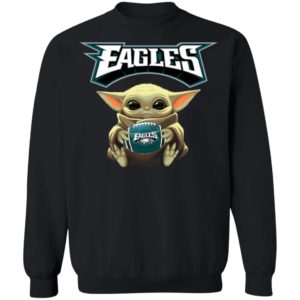 Baby Yoda hug Philadelphia Eagles Star Wars Shirt Hoodie