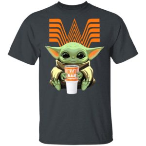 Baby Yoda Drink Whataburger Star Wars Shirt Hoodie LS