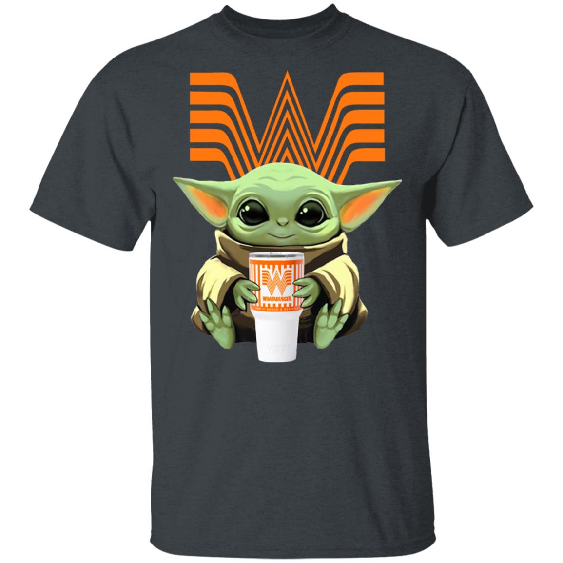 Baby Yoda Drink Whataburger Star Wars Shirt Hoodie LS Baby Yoda Drink Whataburger Star Wars Shirt Hoodie LS