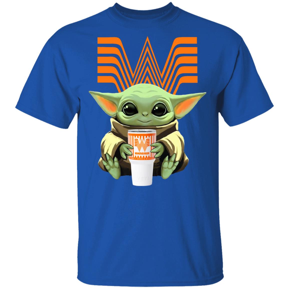 Baby Yoda Drink Whataburger Star Wars Shirt Hoodie LS Baby Yoda Drink Whataburger Star Wars Shirt Hoodie LS