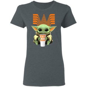 Baby Yoda Drink Whataburger Star Wars Shirt Hoodie LS