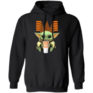 Baby Yoda Drink Whataburger Star Wars Shirt Hoodie LS