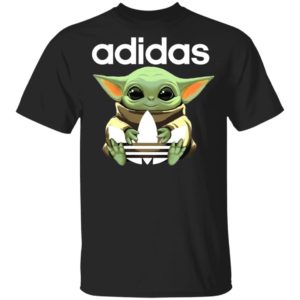 Baby Yoda Hug Adidas Star Wars Shirt Hoodie