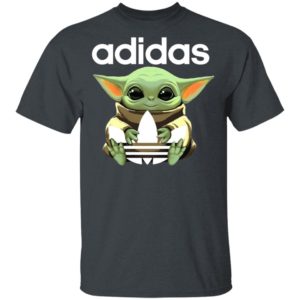 Baby Yoda Hug Adidas Star Wars Shirt Hoodie