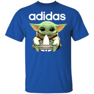 Baby Yoda Hug Adidas Star Wars Shirt Hoodie