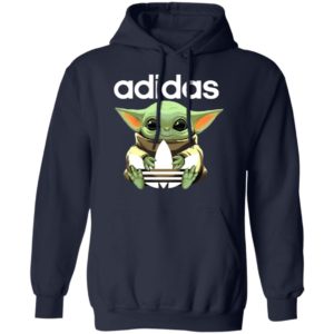 Baby Yoda Hug Adidas Star Wars Shirt Hoodie