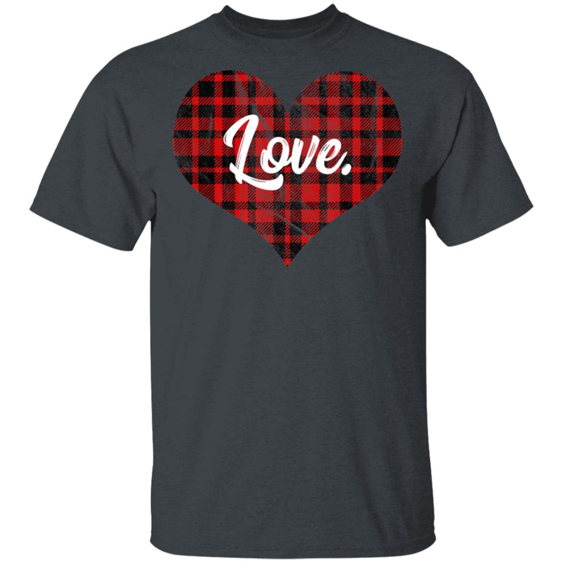 Buffalo Plaid Heart T Shirt Valentines Day Heart Shirt Long Sleeve Buffalo Plaid Heart T Shirt Valentines Day Heart Shirt Long Sleeve