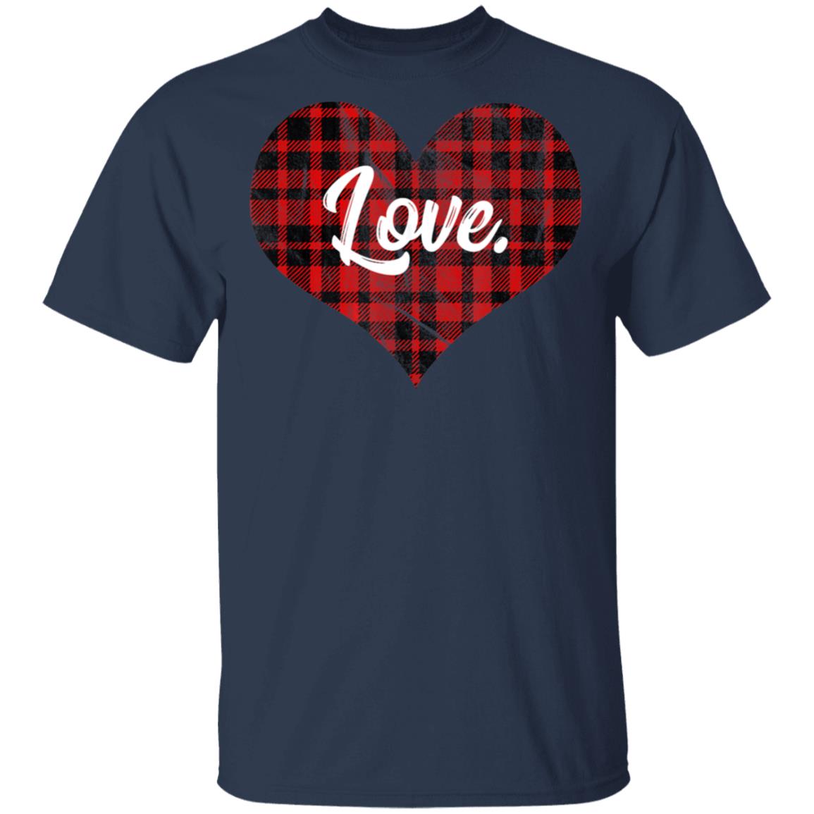 Buffalo Plaid Heart T Shirt Valentines Day Heart Shirt Long Sleeve Buffalo Plaid Heart T Shirt Valentines Day Heart Shirt Long Sleeve