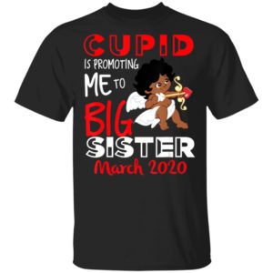 Cupid Is Promoting Me To Big Sister Valentines Announcement Valentines Day Shirt Long Sleeve