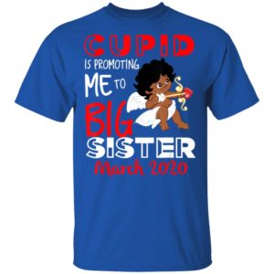 Cupid Is Promoting Me To Big Sister Valentines Announcement Valentines Day Shirt Long Sleeve