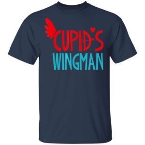 Cupids Wingman Valentines Day Shirt Heart Arrow Kids Long Sleeve