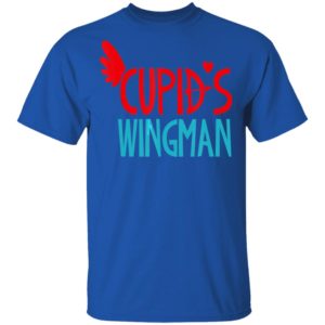 Cupids Wingman Valentines Day Shirt Heart Arrow Kids Long Sleeve