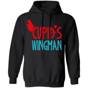 Cupids Wingman Valentines Day Shirt Heart Arrow Kids Long Sleeve
