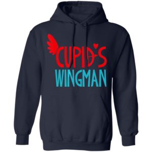 Cupids Wingman Valentines Day Shirt Heart Arrow Kids Long Sleeve