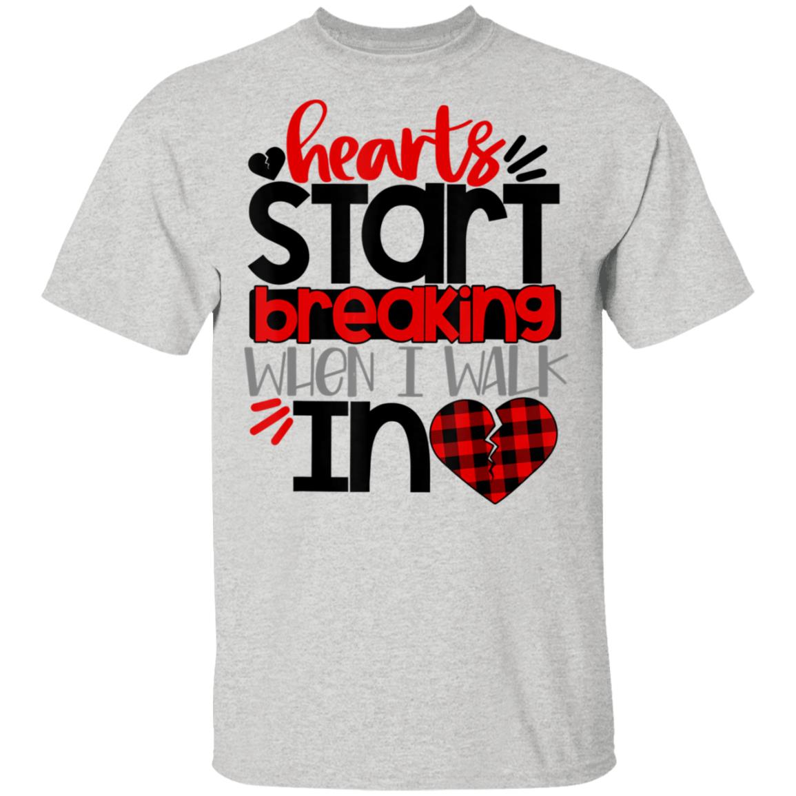 Buffalo Plaid Valentines Shirt Hearts Start Breaking Walk In Valentines Day Shirt Long Sleeve Buffalo Plaid Valentines Shirt Hearts Start Breaking Walk In Valentines Day Shirt Long Sleeve