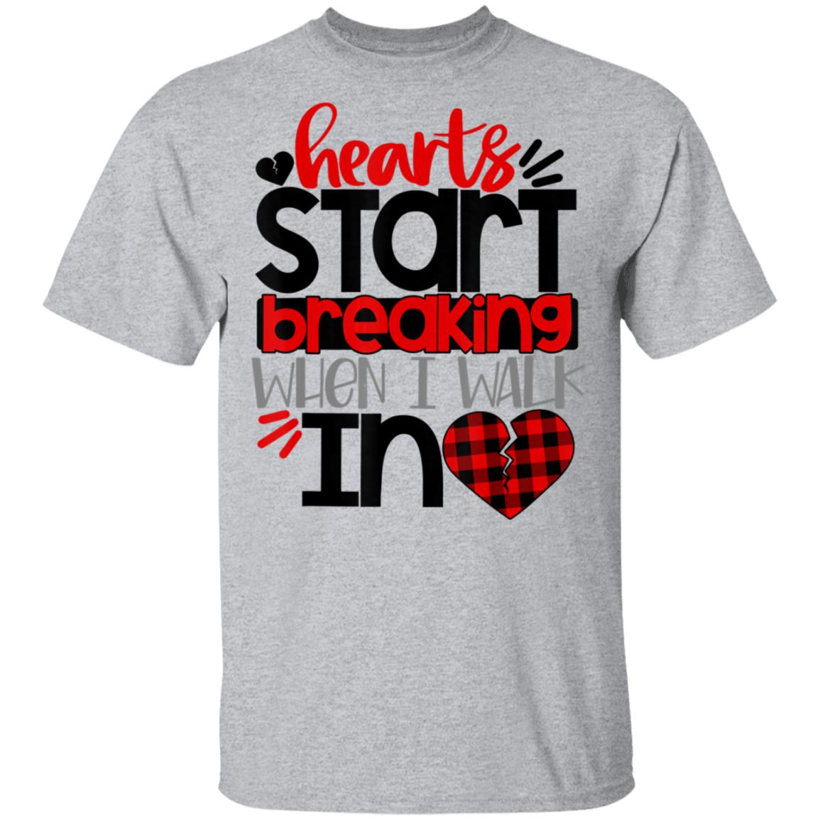 Buffalo Plaid Valentines Shirt Hearts Start Breaking Walk In Valentines Day Shirt Long Sleeve Buffalo Plaid Valentines Shirt Hearts Start Breaking Walk In Valentines Day Shirt Long Sleeve