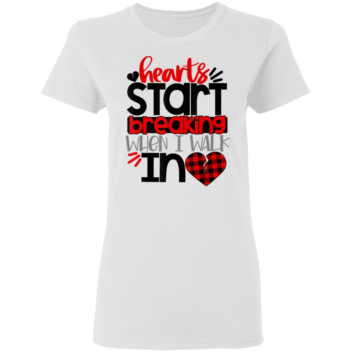 Buffalo Plaid Valentines Shirt Hearts Start Breaking Walk In Valentines Day Shirt Long Sleeve Buffalo Plaid Valentines Shirt Hearts Start Breaking Walk In Valentines Day Shirt Long Sleeve